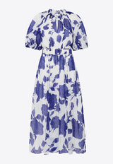 Elysium Floral Print Midi Dress