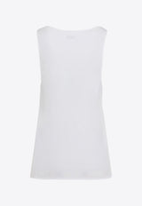 Scoop-Neck Sleeveless Top