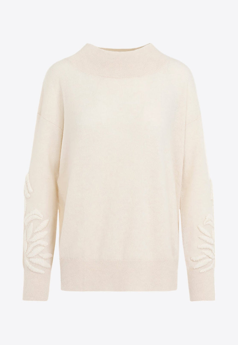 Embroidered Cashmere Sweater