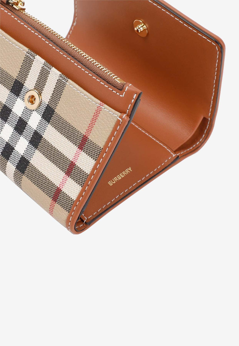 Lancaster Checked Wallet