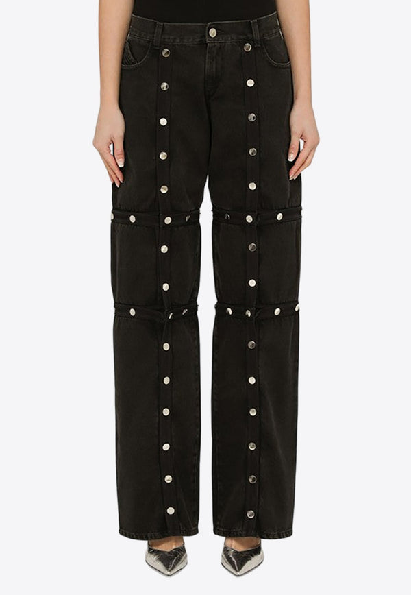 Studded Convertible Jeans