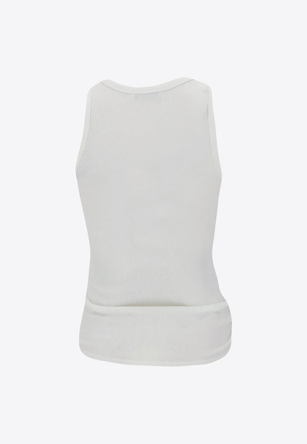 Signature Piercing Ribbed Tank Top