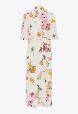 Tabitha Wrap Floral Midi Dress