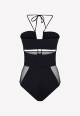 One Piece Swimsuit with Cut-Outs