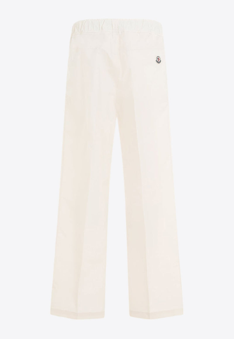 Logo Patch Straight-Leg Track Pants