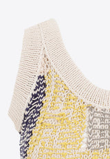 Giro Crochet Knit Mini Dress