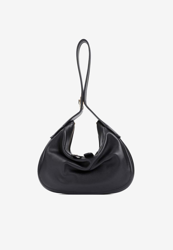 Small Go-Hobo Bag in Nappa Leather