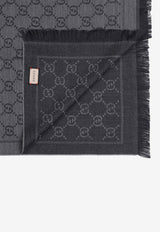 GG Jacquard Knitted Scarf