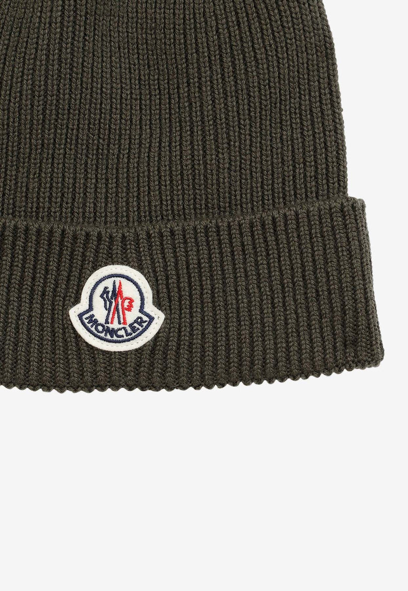 Logo Patch Wool Beanie