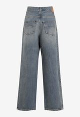 Wide-Leg Baggy Jeans