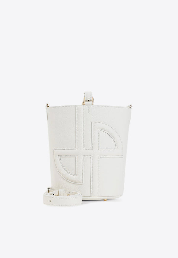 Logo Leather Bucket Bag