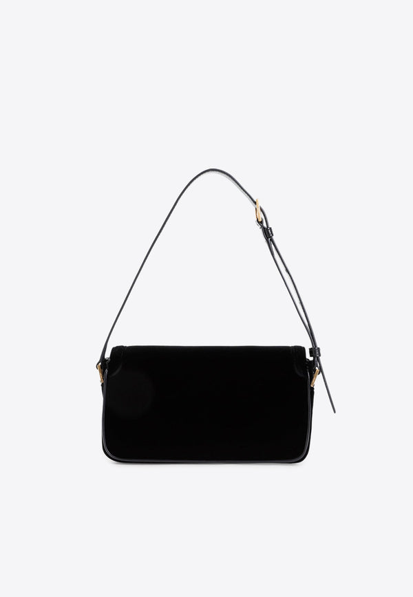 Wallis Velvet Shoulder Bag