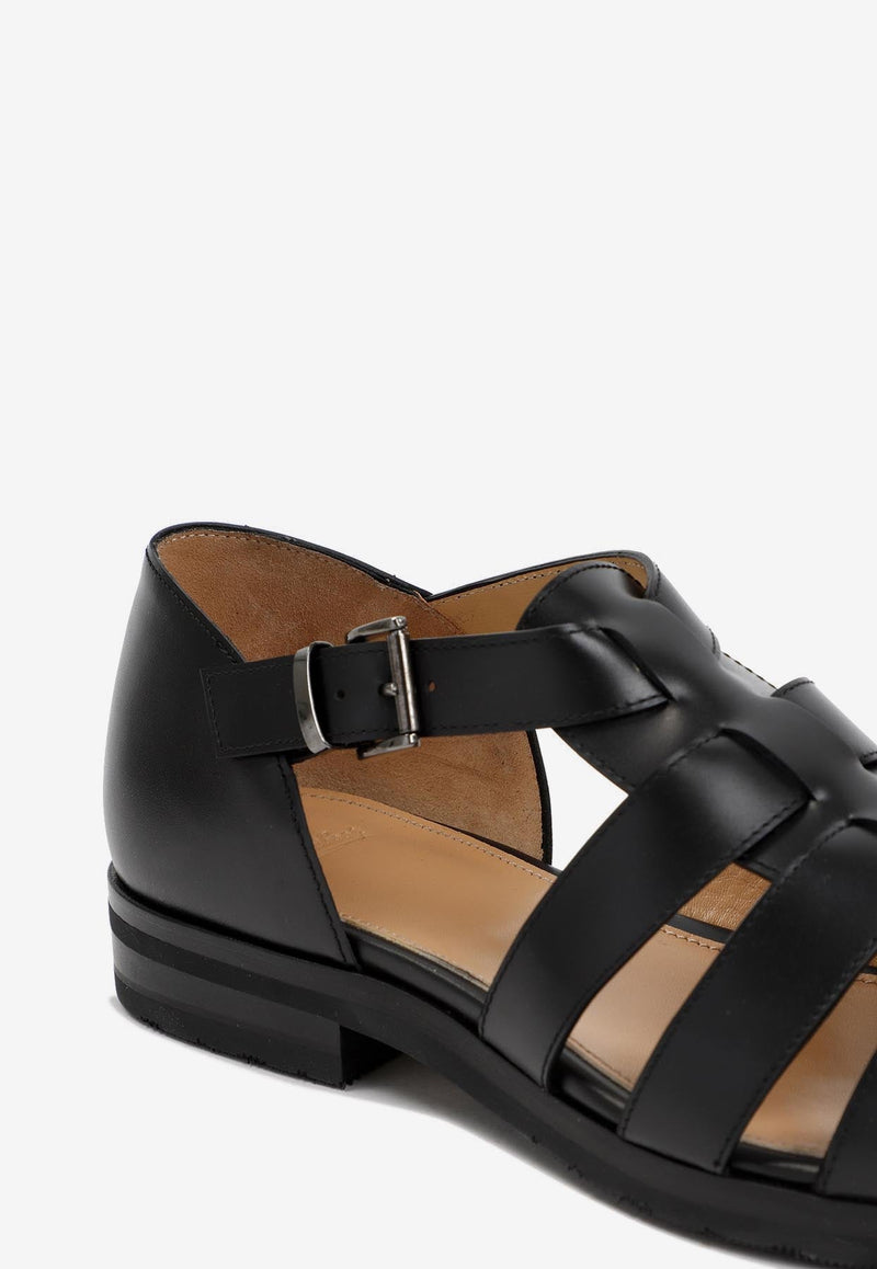 Pacific Flat Sandals in Leather