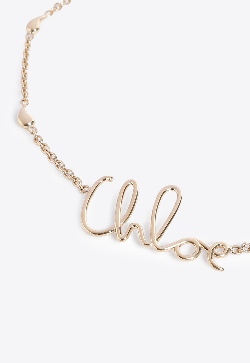 Logo Charm Necklace