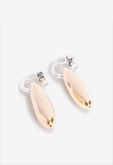 Oval Drop Earrings