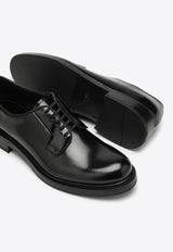 Brushed Leather Derby Shoes