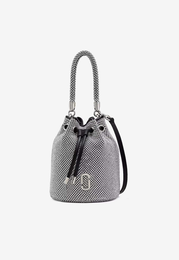 The Mini All-Over Rhinestone Bucket Bag