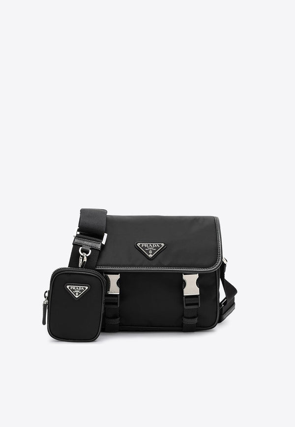 Triangle Logo Messenger Bag