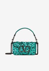 Small Locò Sequined Shoulder Bag