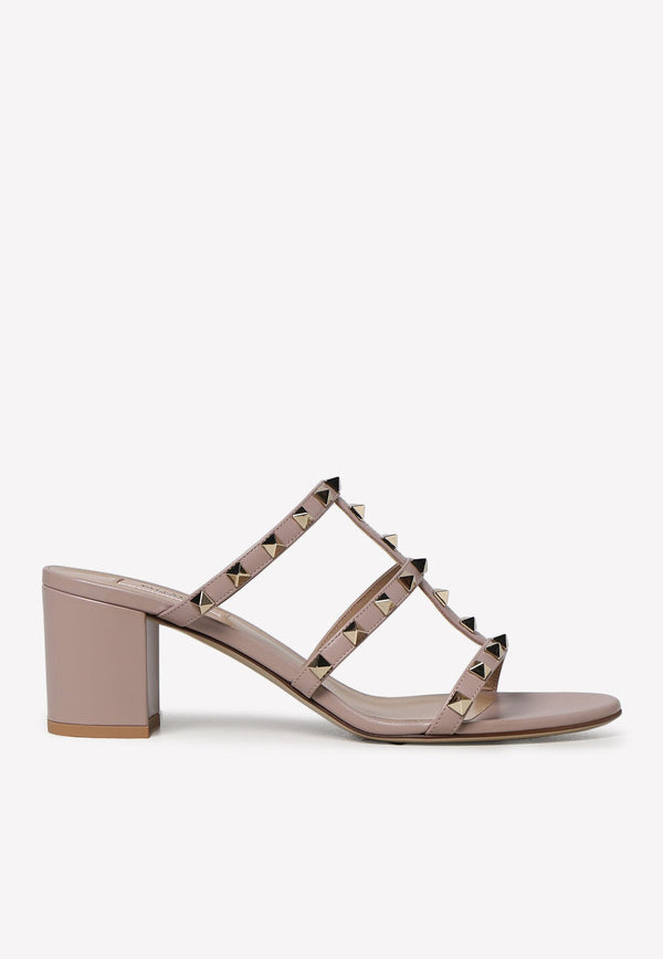 70 Rockstud Leather Mules