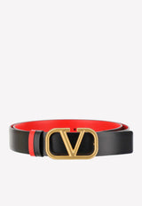 Vlogo Reversible Leather Belt