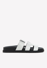 Chypre Sandals in White Calfskin