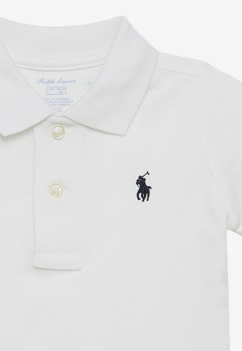 Baby Boys Logo Embroidered Polo T-shirt