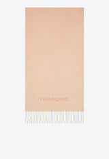 Logo Jacquard Cashmere Scarf