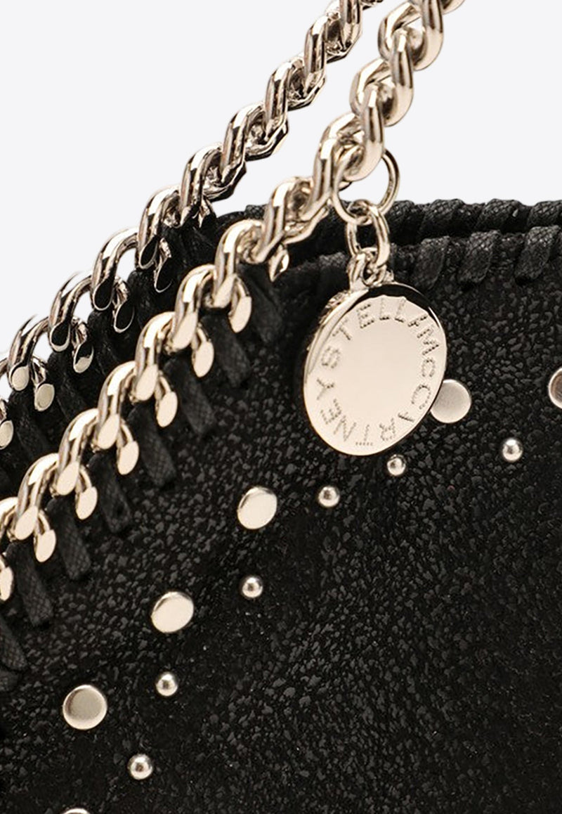 Tiny Falabella Studded Logo-Charm Tote Bag