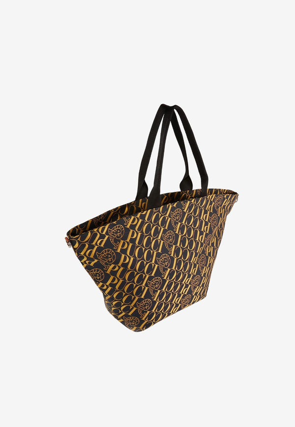 Logo Jacquard Tote Bag