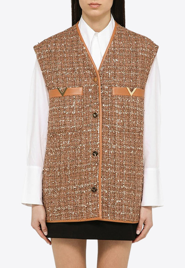 Glaze Tweed Gilet