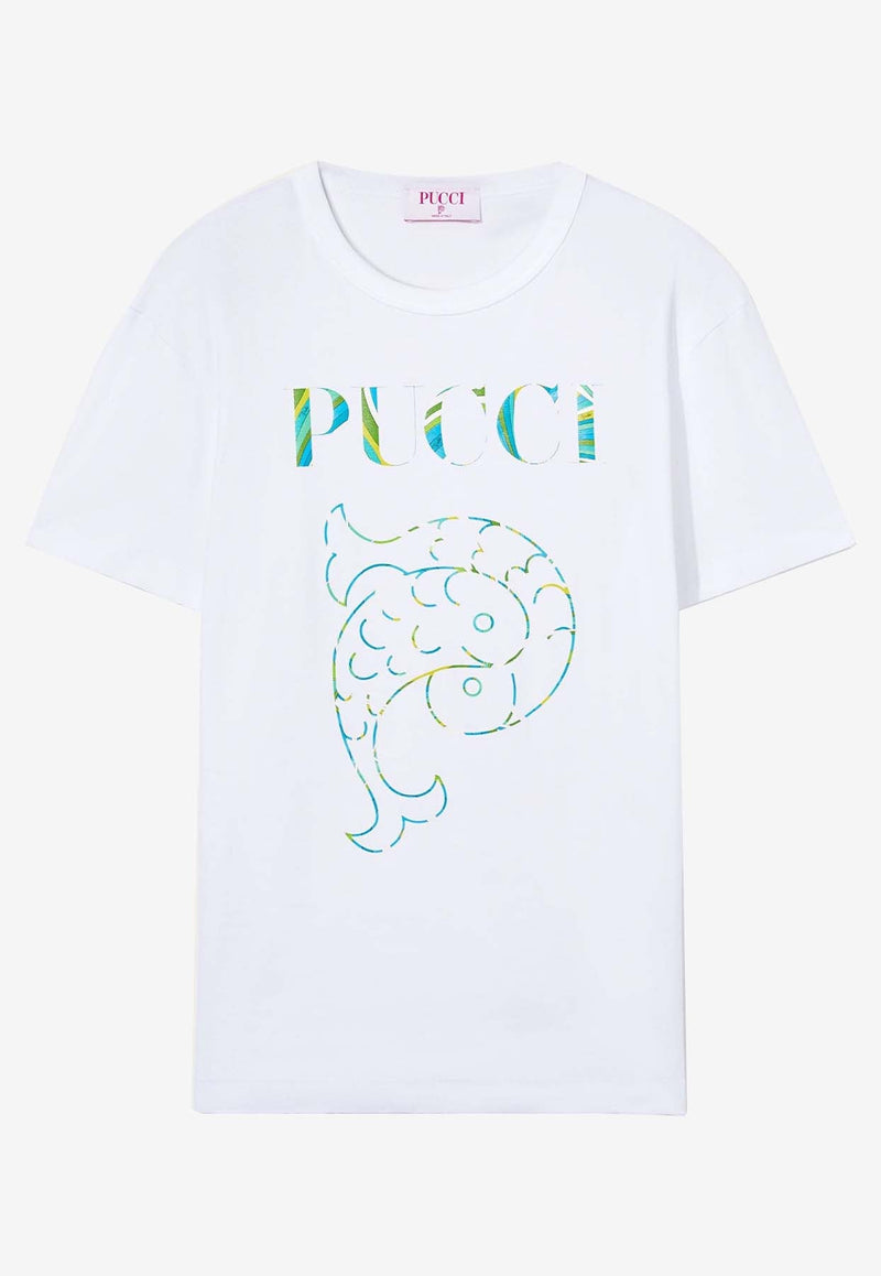 Iride Print Logo T-shirt