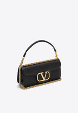 Locò VLogo Leather Shoulder Bag