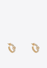 VLogo Crystal-Embellished Earrings