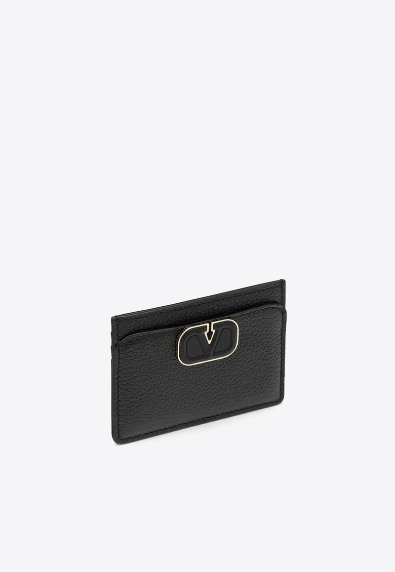 VLogo Leather Cardholder