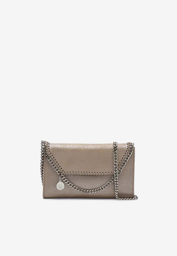 Falabella Faux Leather Chain Clutch