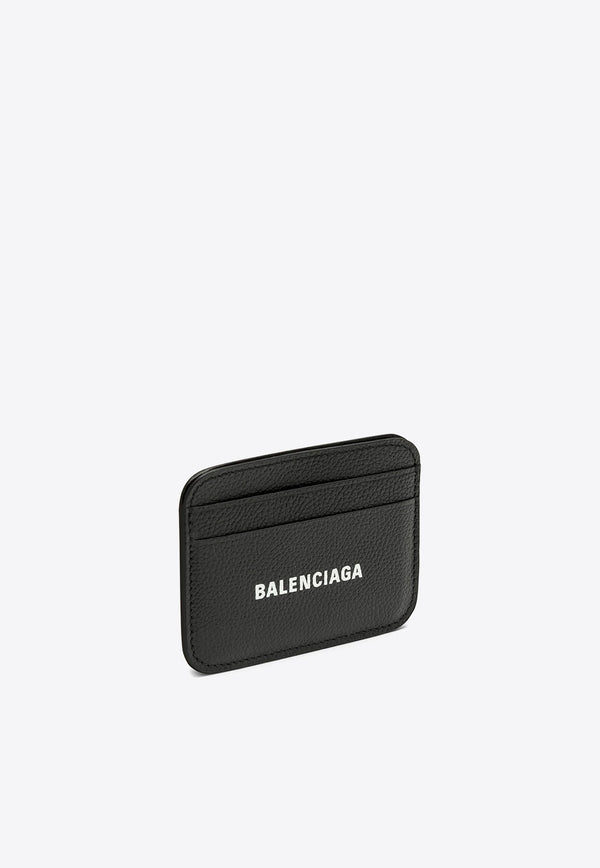 Logo Cash Cardholder in Grained Leather