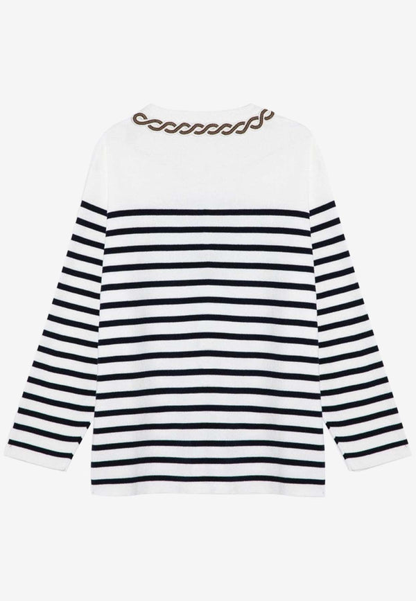 Striped Crewneck Sweater