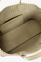 Medium Cabat Tote Bag in Intreccio Leather