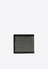 Studded Bi-Fold Leather Wallet