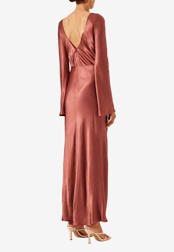 La Lune Side Split Maxi Dress