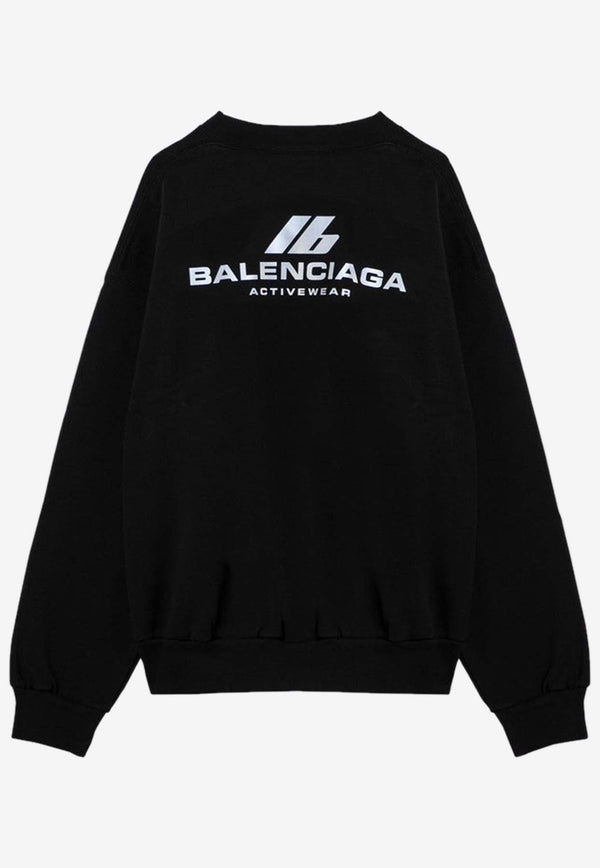 Oversized Logo Crewneck Sweatshirt