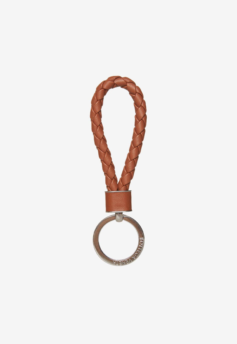 Intreccio Leather Key Ring