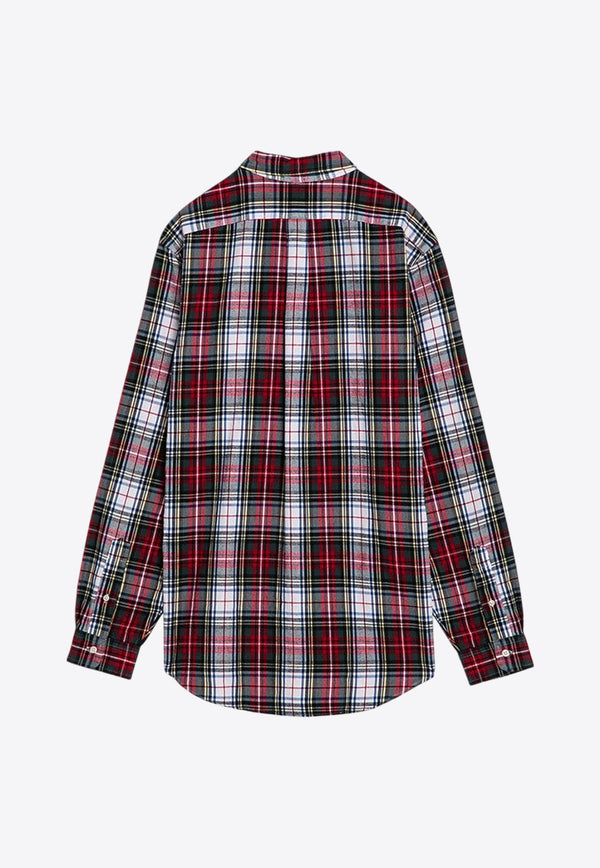 Plaid Check Long-Sleeved Shirt