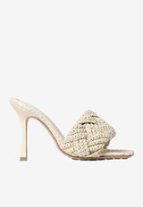 Lido 90 Raffia Intrecciato Mule