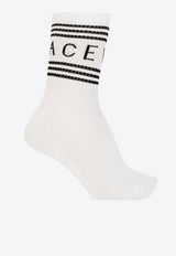 Logo Intarsia Socks