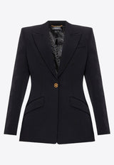 Single-Breasted Wool Blazer