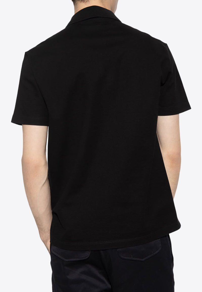 Medusa Embroidered Polo T-shirt