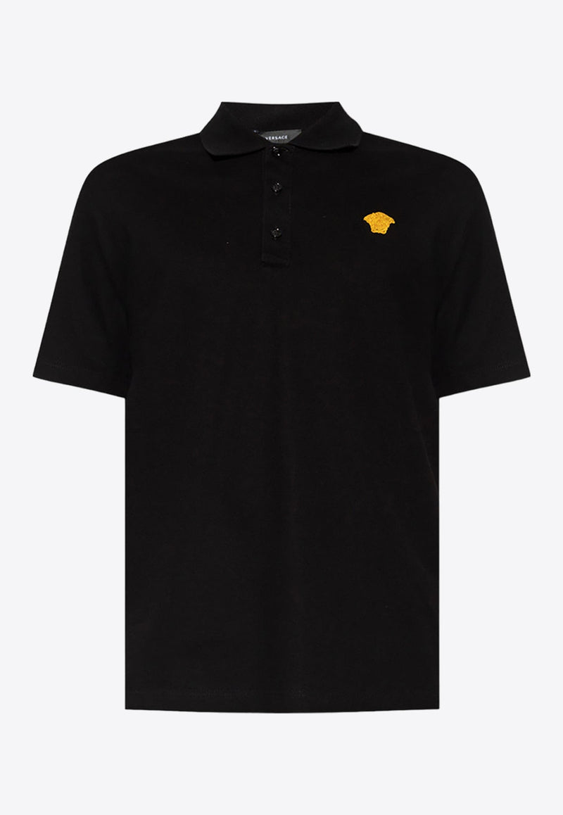 Medusa Embroidered Polo T-shirt