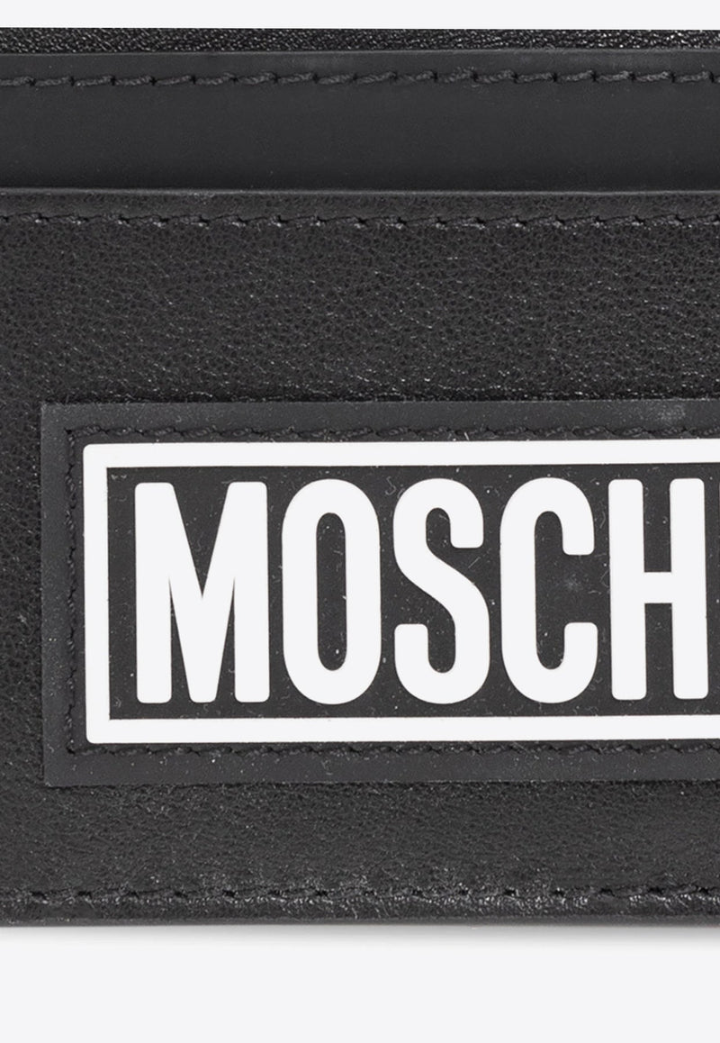 Logo Patch Leather Cardholder